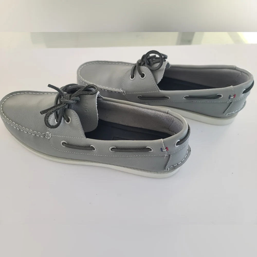 Tommy Hilfiger TM Bowman Men's Boat Shoes Gray Size 9.5